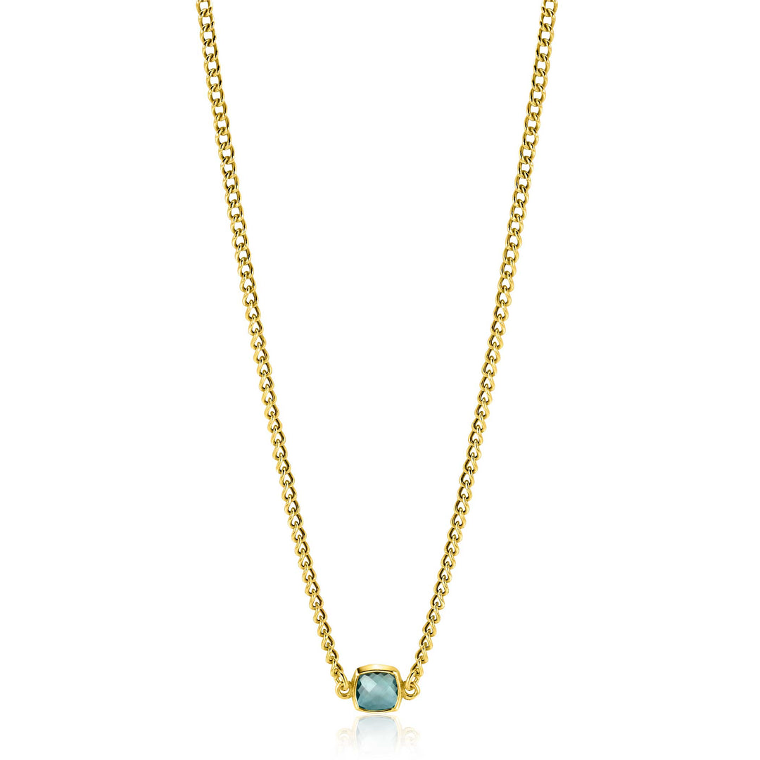 Zinzi Halskette vergoldet Zic2417 G
