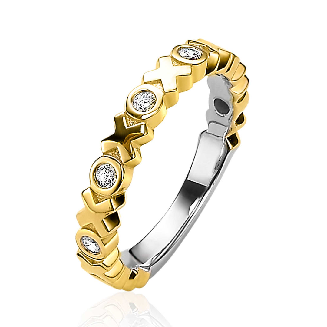 Zinzi-Ring vergoldet Zir2193
