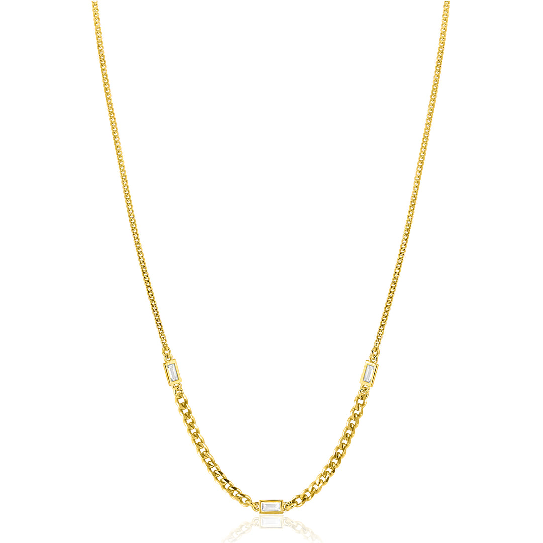 Zinzi Halskette vergoldet Zic2410