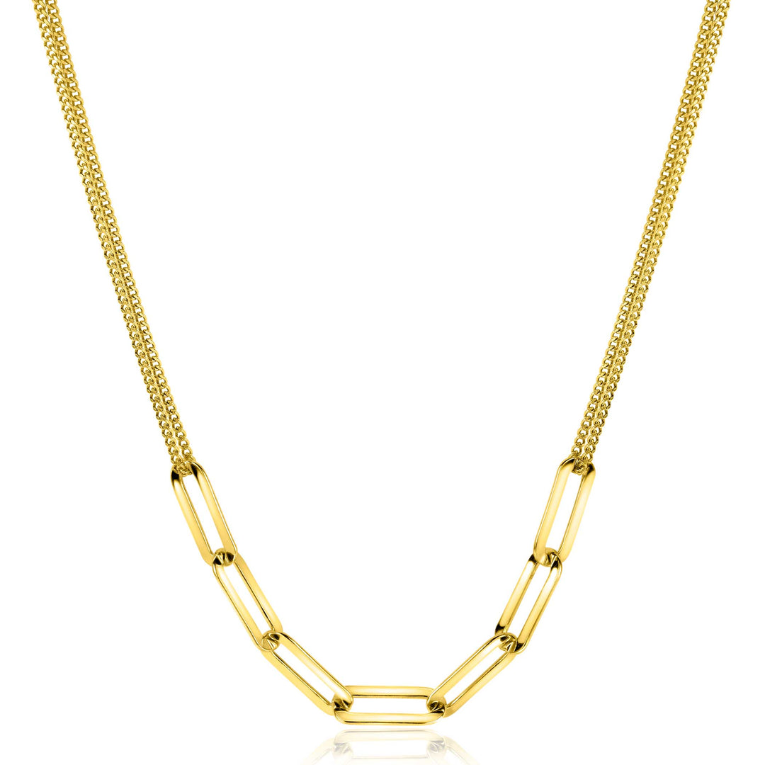 Zinzi Halskette vergoldet Zic2262 G