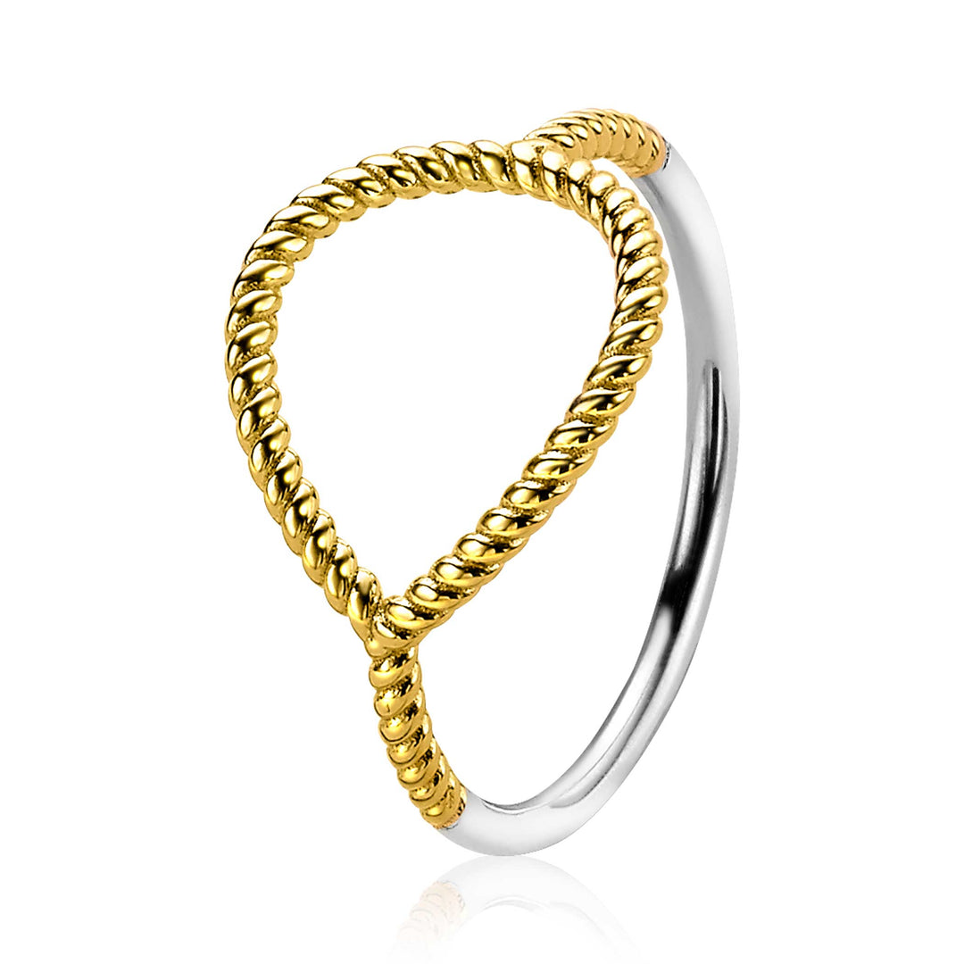 Zinzi-Ring vergoldet Zir2046 G