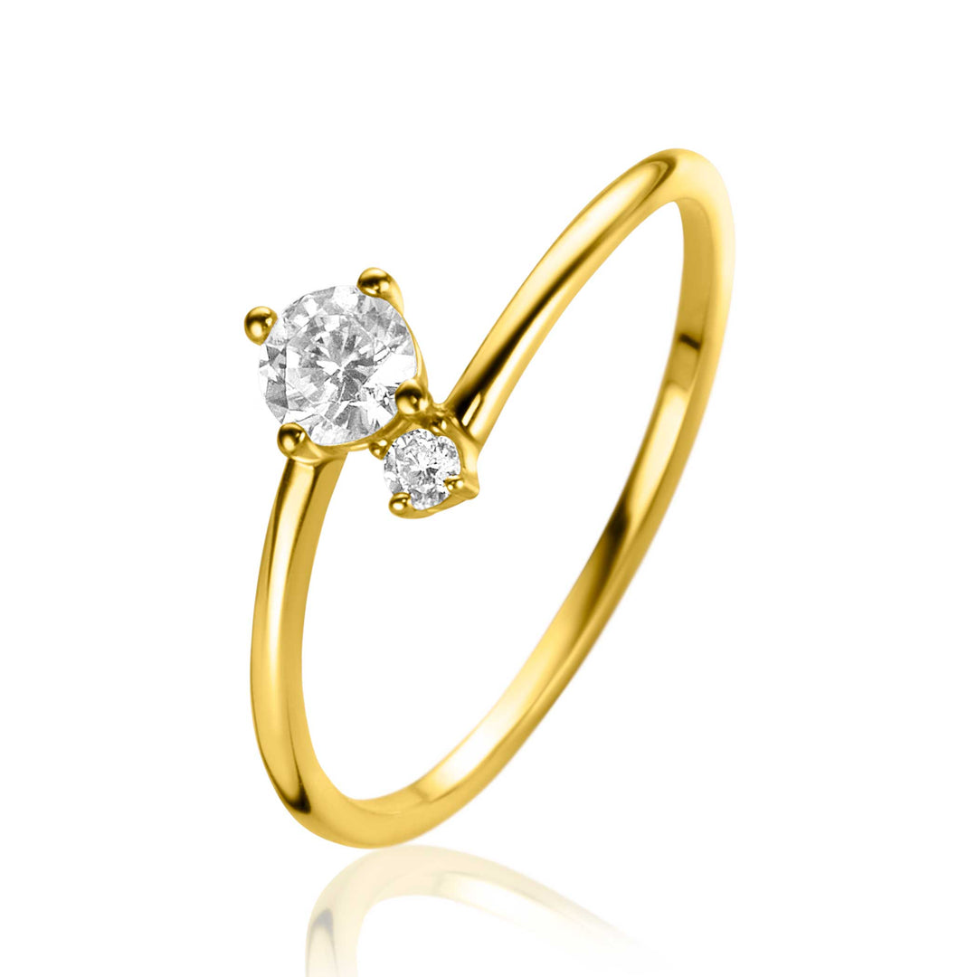 Zinzi-Ring Gold Zgr462
