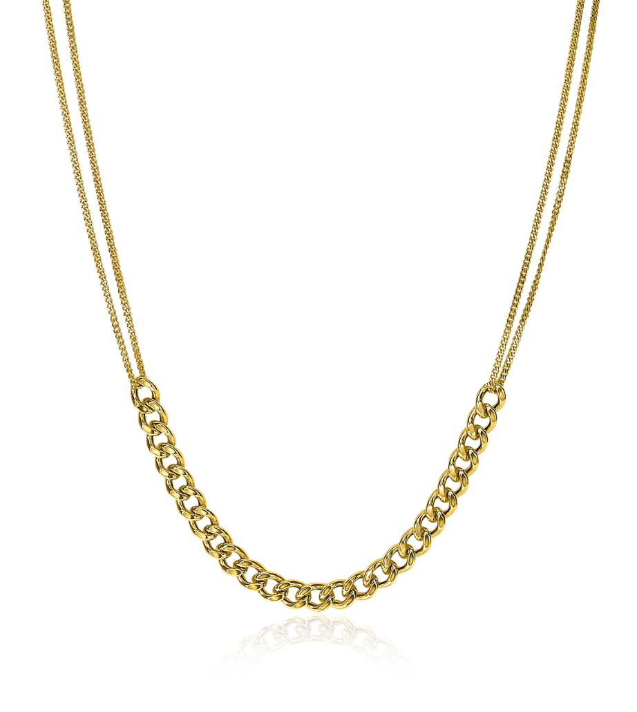 Zinzi Halskette vergoldet Zic2185 G