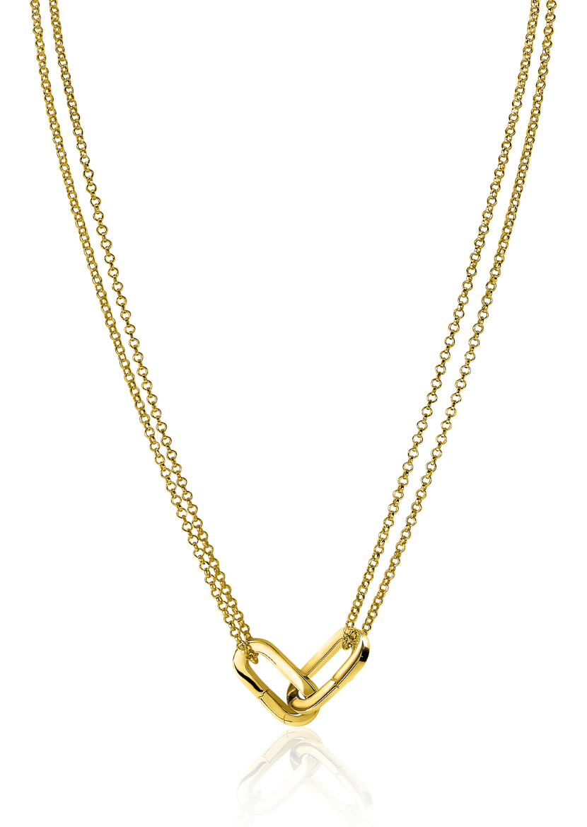 Zinzi Halskette vergoldet Zic2215 G