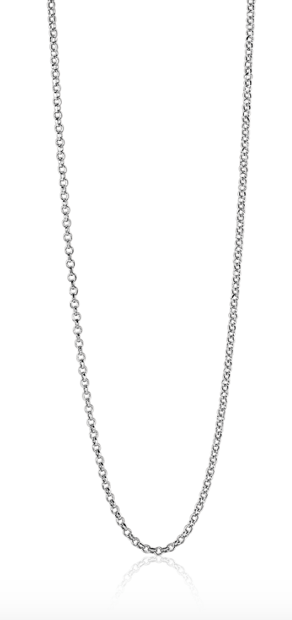Kette aus Silber mit feinen Gliedern in klassischem Design